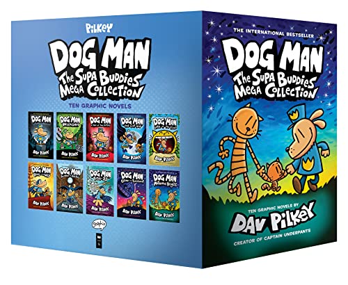 Imagen de archivo de Dog Man: The Supa Buddies Mega Collection (Dog Man #1-10 Box Set) a la venta por Kennys Bookshop and Art Galleries Ltd.