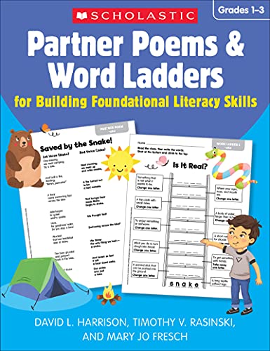 Stock image for Partner Poems & Word Ladders for Building Foundational Literacy Skills: Grades 1?3 for sale by GF Books, Inc.