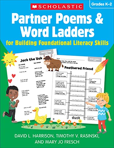 Imagen de archivo de Partner Poems & Word Ladders for Building Foundational Literacy Skills: Grades K?2 a la venta por Lucky's Textbooks