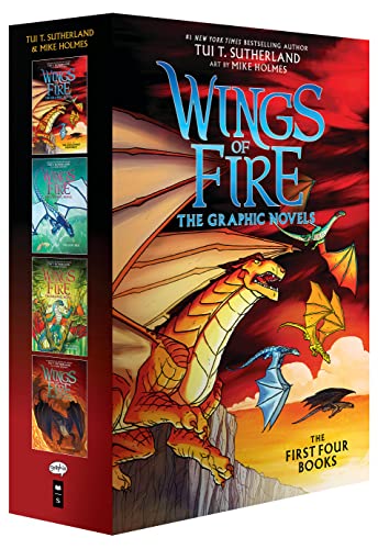 Imagen de archivo de Wings of Fire Box Set: The Dragonet Prophecy / the Lost Heir / the Hidden Kingdom / the Dark Secret a la venta por Revaluation Books