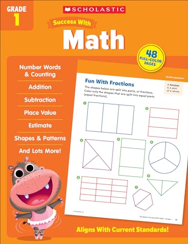 Imagen de archivo de Scholastic Success with Math Grade 1 Workbook a la venta por SecondSale