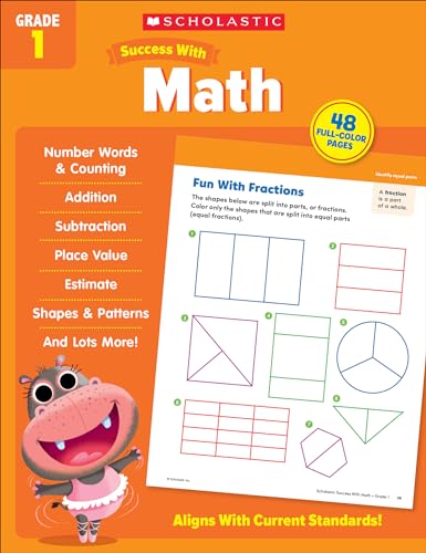 Stock image for Scholastic Success With Math Grade 1 Workbook for sale by Blackwell's