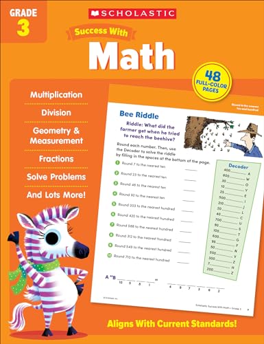 Stock image for Scholastic Success With Math Grade 3 Workbook for sale by Blackwell's