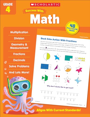 Stock image for Scholastic Success with Math Grade 4 Workbook for sale by SecondSale