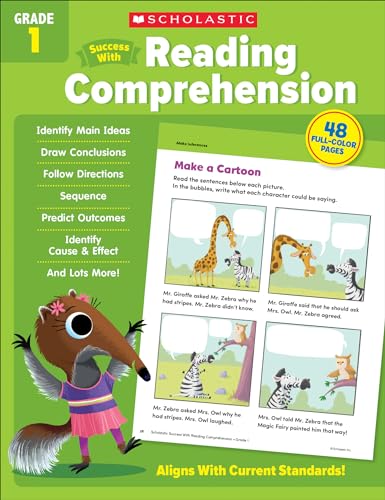 Stock image for Scholastic Success With Reading Comprehension Grade 1 Workbook for sale by Blackwell's