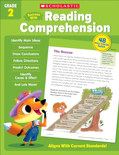 Beispielbild fr Scholastic Success with Reading Comprehension Grade 2 Workbook (Scholastic, Grade 2) zum Verkauf von SecondSale