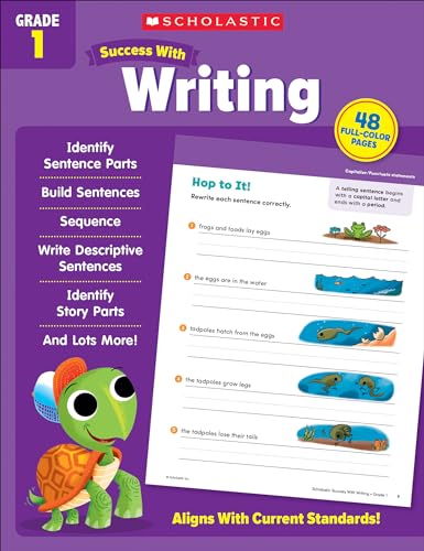 Imagen de archivo de Scholastic Success with Writing Grade 1 Workbook a la venta por ZBK Books