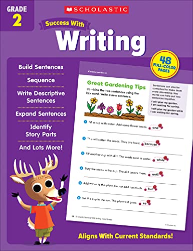 9781338798722: Scholastic Success with Writing Grade 2 Workbook