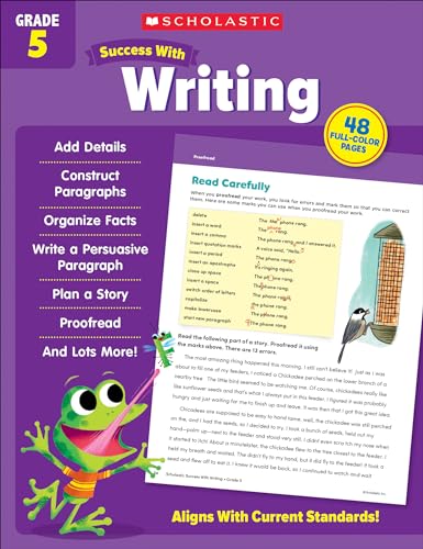 Stock image for Scholastic Success with Writing Grade 5 Workbook for sale by ZBK Books