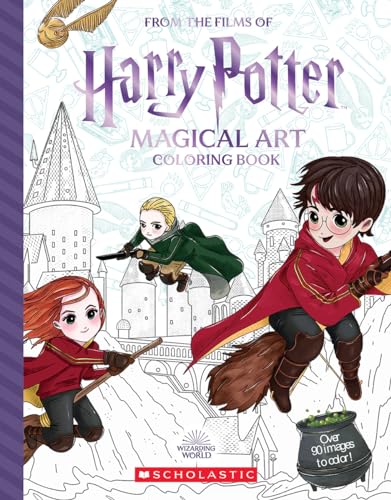 9781338800005: Harry Potter: Magical Art Coloring Book