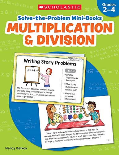 Beispielbild fr Solve-The-Problem Mini Books: Multiplication & Division: 12 Math Stories for Real-World Problem Solving zum Verkauf von Buchpark