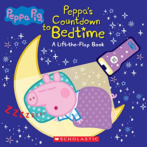 Stock image for Countdown to Bedtime: Lift-The-Flap Book With Flashlight (Peppa Pig) for sale by Blackwell's