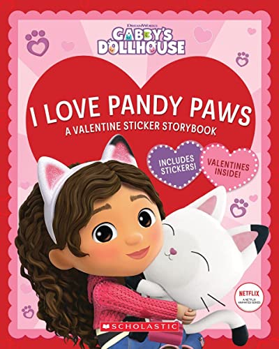 9781338856781: I Love Pandy Paws: A Valentine Sticker Storybook (Gabby's Dollhouse)