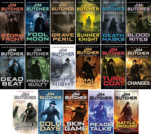 Stock image for The Dresden Files by Jim Butcher, Complete Series Set (Books 1-17) for sale by Book Deals