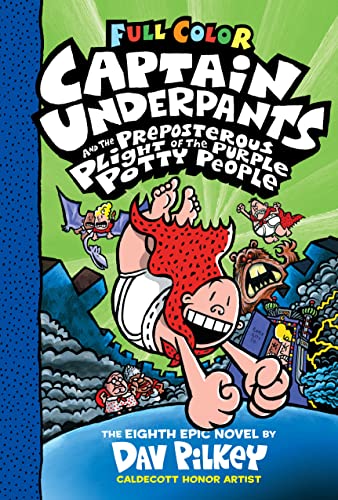 Imagen de archivo de Captain Underpants and the Preposterous Plight of the Purple Potty People: Color Edition (Captain Underpants #8) a la venta por ZBK Books