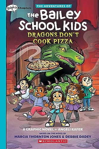 Beispielbild fr Dragons Don't Cook Pizza: A Graphix Chapters Book (The Adventures of the Bailey School Kids #4) (The Adventures of the Bailey School Kids Graphix) zum Verkauf von HPB-Ruby