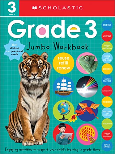 Beispielbild fr Third Grade Jumbo Workbook: Scholastic Early Learners (Jumbo Workbook) zum Verkauf von Front Cover Books
