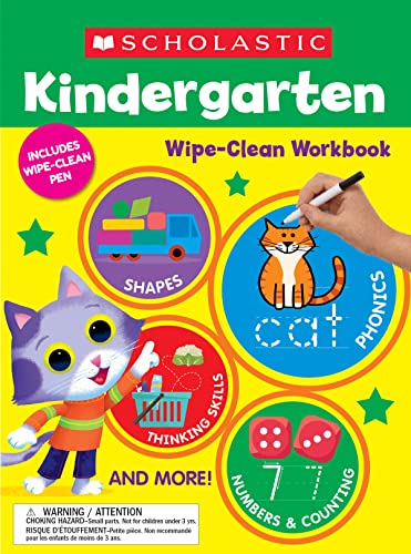 9781338887594: Kindergarten Wipe-Clean Workbook