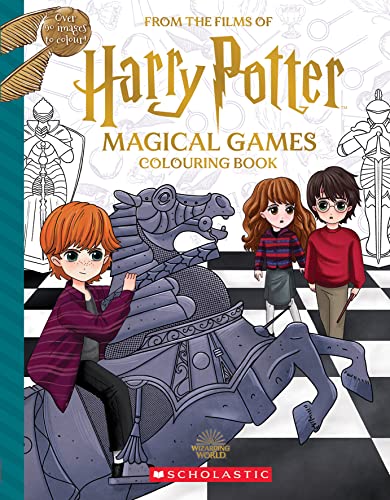 9781338890600: Magical Games Colouring Book (Harry Potter)
