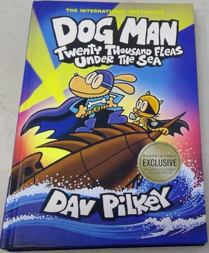 Stock image for Dog Man Twenty Thousand Fleas Under the Sea by Dav Pilkey for sale by Better World Books: West