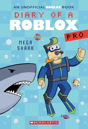 Imagen de archivo de Mega Shark (Diary of a Roblox Pro #6: An AFK Book) a la venta por Half Price Books Inc.
