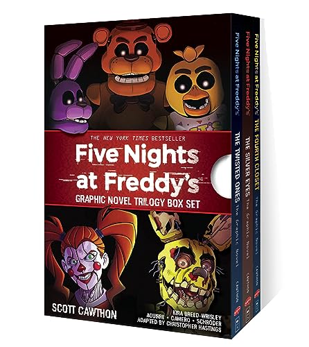 Stock image for Five Nights at Freddy's Graphic Novel Trilogy Box Set: The Fourth Closet / the Twisted Ones / the Silver Eyes for sale by Monster Bookshop