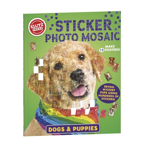 Stock image for Sticker Photo Mosaic: Dogs & Puppies (Book & Merchandise) for sale by Grand Eagle Retail