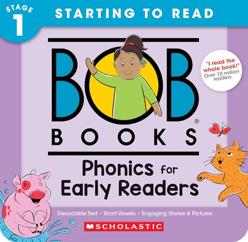 Stock image for Bob Books - Phonics for Early Readers Box Set Phonics, Ages 4 and Up, Kindergarten (Stage 1: Starting to Read) for sale by Blackwell's