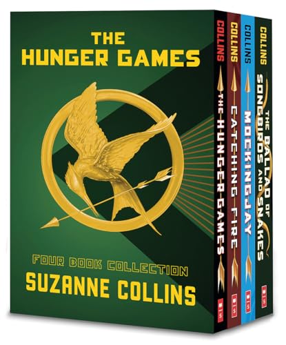 Beispielbild fr Hunger Games 4-Book Paperback Box Set (the Hunger Games, Catching Fire, Mockingjay, the Ballad of Songbirds and Snakes) zum Verkauf von Lakeside Books