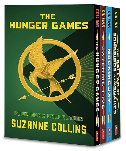 Stock image for Hunger Games 4-Book Paperback Box Set (the Hunger Games, Catching Fire, Mockingjay, the Ballad of Songbirds and Snakes) for sale by Red's Corner LLC