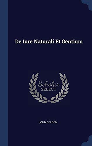 Beispielbild fr De Iure Naturali Et Gentium zum Verkauf von WorldofBooks
