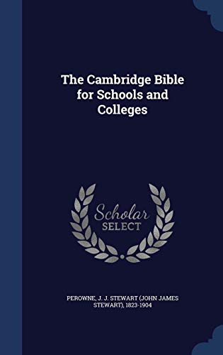 Imagen de archivo de The Cambridge Bible for Schools and Colleges a la venta por HPB-Red