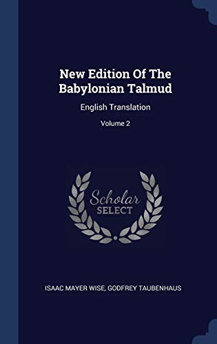 Imagen de archivo de New Edition Of The Babylonian Talmud: English Translation; Volume 2 a la venta por ThriftBooks-Atlanta
