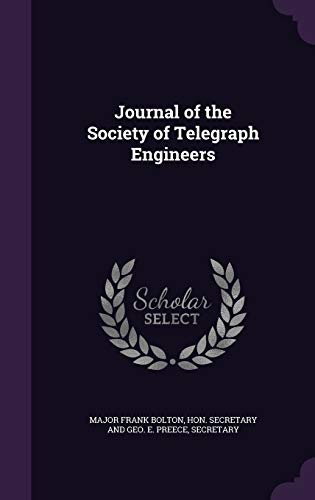 Journal of the Society of Telegraph Engineers