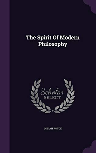 9781340913915: The Spirit of Modern Philosophy