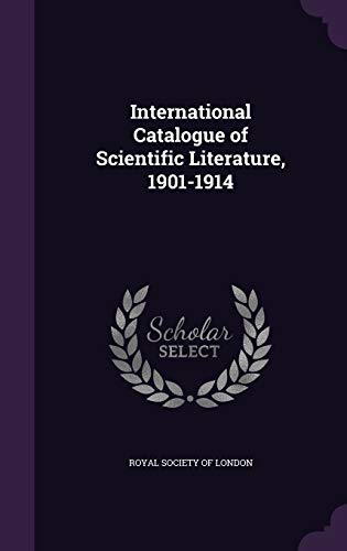 9781341686283: International Catalogue of Scientific Literature, 1901-1914