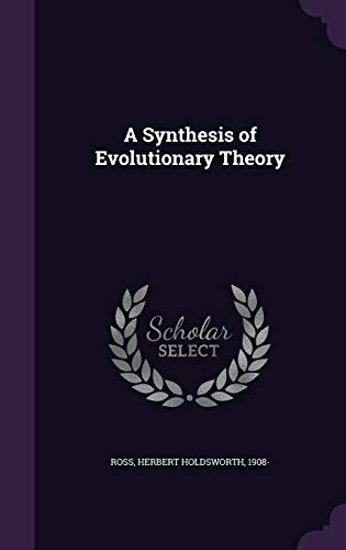 9781341851063: A Synthesis of Evolutionary Theory