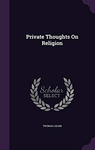 9781341979750: Private Thoughts On Religion