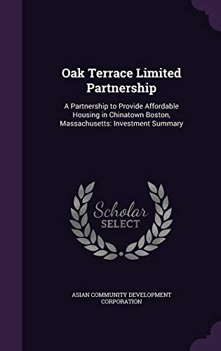 Beispielbild fr Oak Terrace Limited Partnership zum Verkauf von Majestic Books