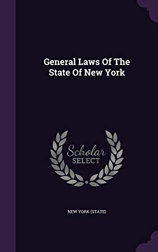 9781342487032: General Laws Of The State Of New York
