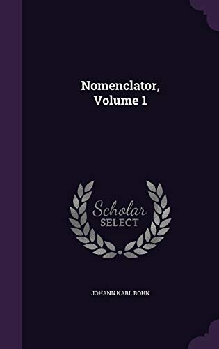 9781342599995: Nomenclator, Volume 1