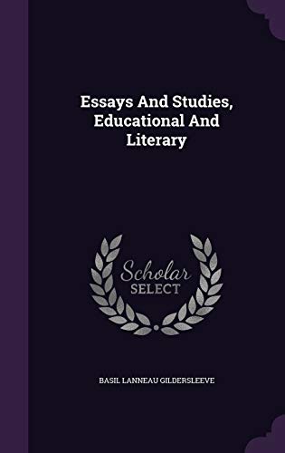 9781342774408: Essays And Studies, Educational And Literary