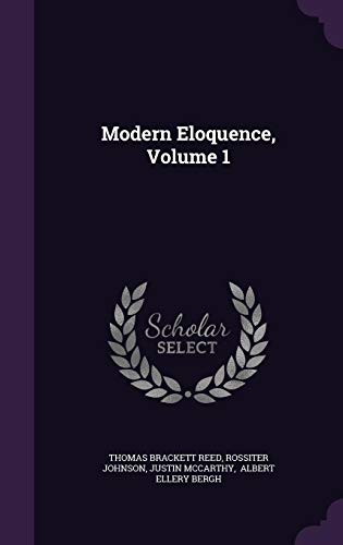 Imagen de archivo de Modern Eloquence, Volume 1 a la venta por Lucky's Textbooks