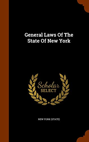 9781343531543: General Laws Of The State Of New York