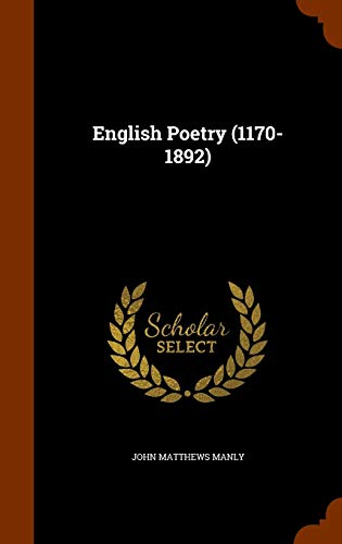 9781345507959: English Poetry (1170-1892)