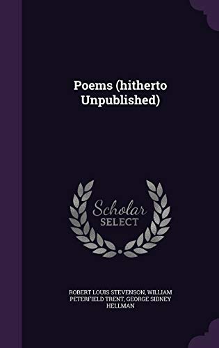 9781346796383: Poems (hitherto Unpublished)