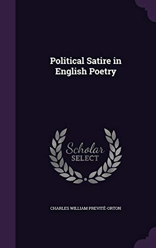 9781347273487: Political Satire in English Poetry