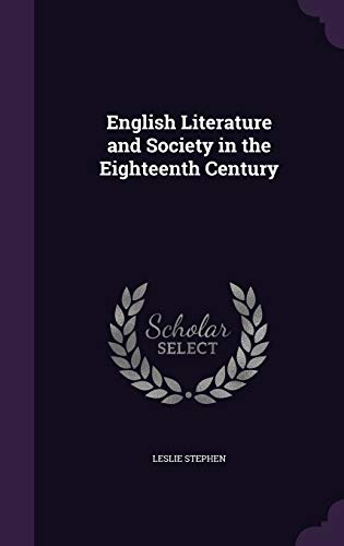 9781347409435: English Literature and Society in the Eighteenth Century