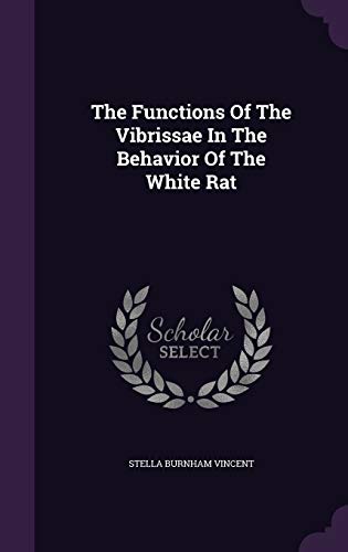 9781347821329: The Functions Of The Vibrissae In The Behavior Of The White Rat