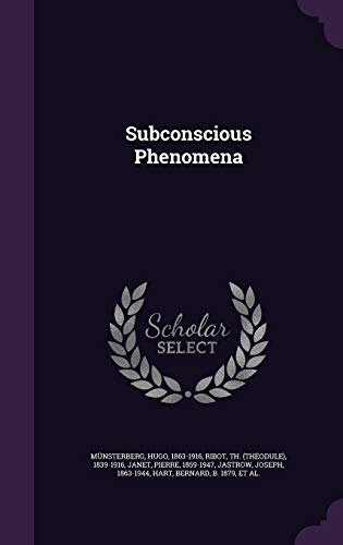 9781348202486: Subconscious Phenomena